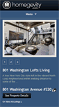 Mobile Screenshot of 801-washington-lofts.com